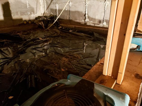 Crawlspace Water Cleanup in Tulsa